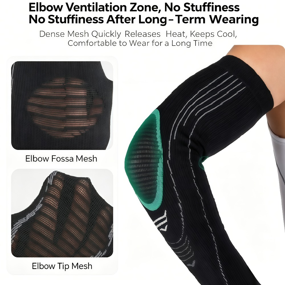 1-2Pcs Full Arm Compression Sl - огляд і ціна Tennis Elbow Brace
