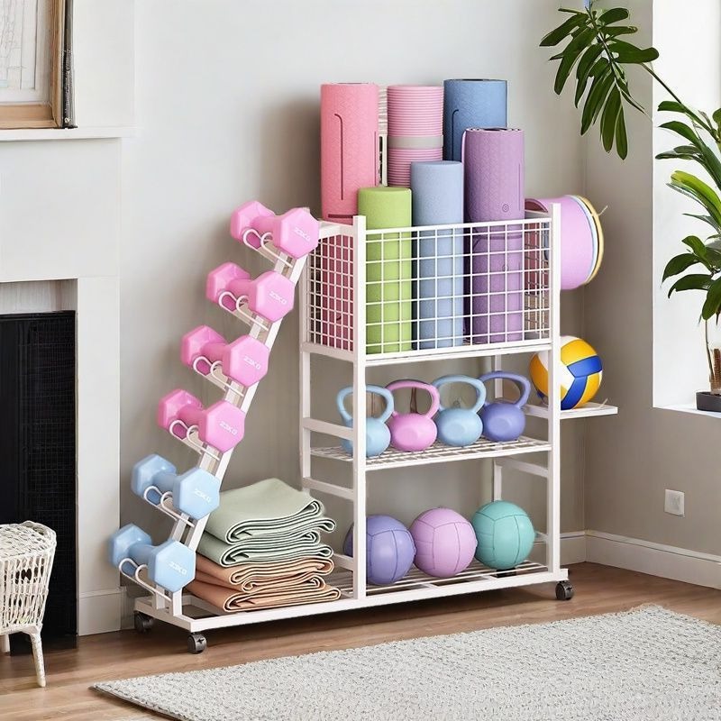 Portable Wheeled Household Sto - огляд і ціна Sports Equipment Organizer Rack