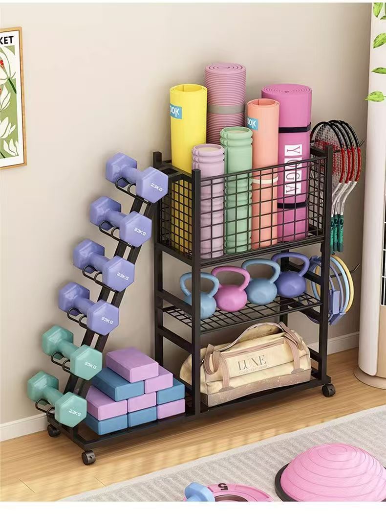Portable Wheeled Household Sto - огляд і ціна Sports Equipment Organizer Rack