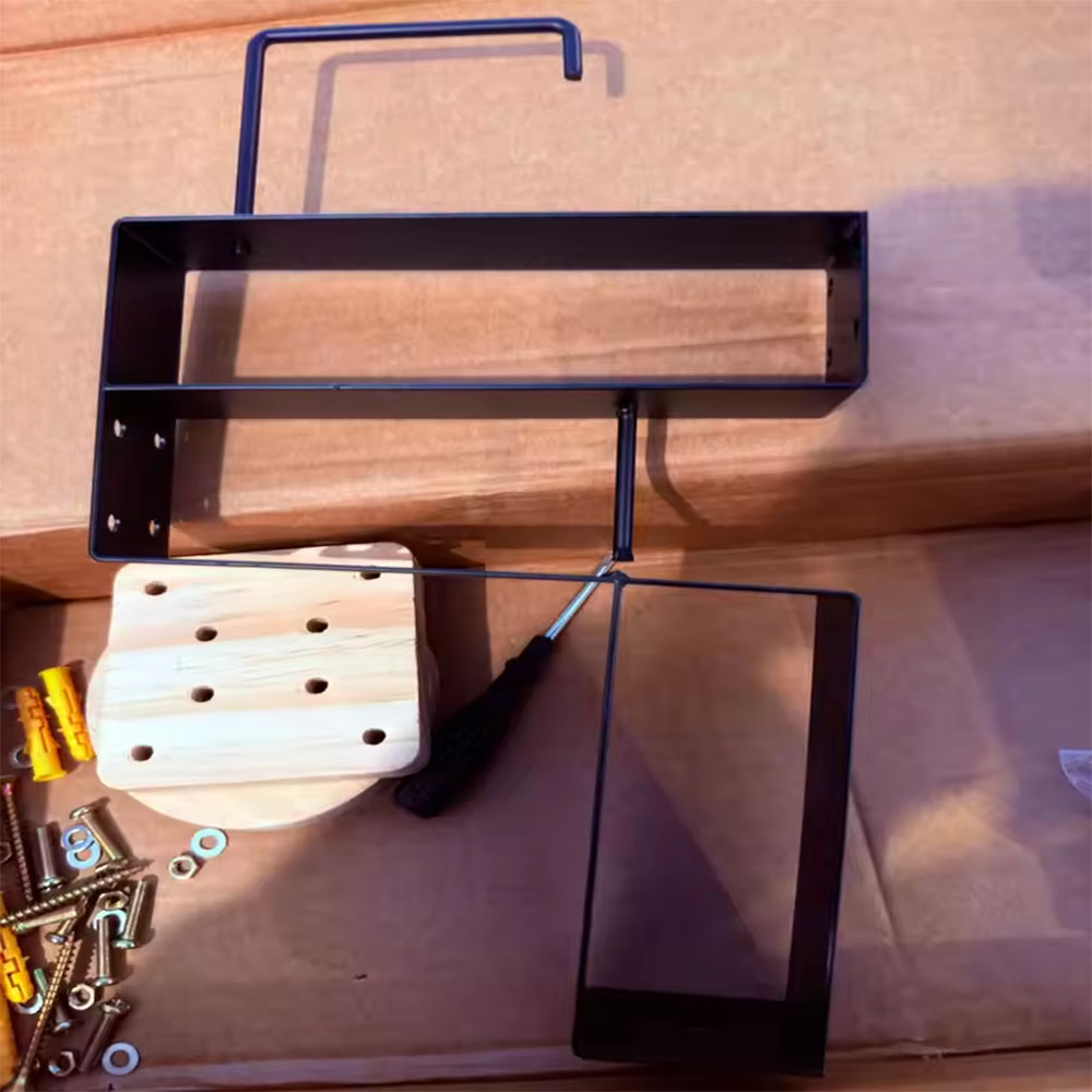 Wood Motorcycle Helmet Holder  - огляд і ціна Sports Equipment Organizer Rack
