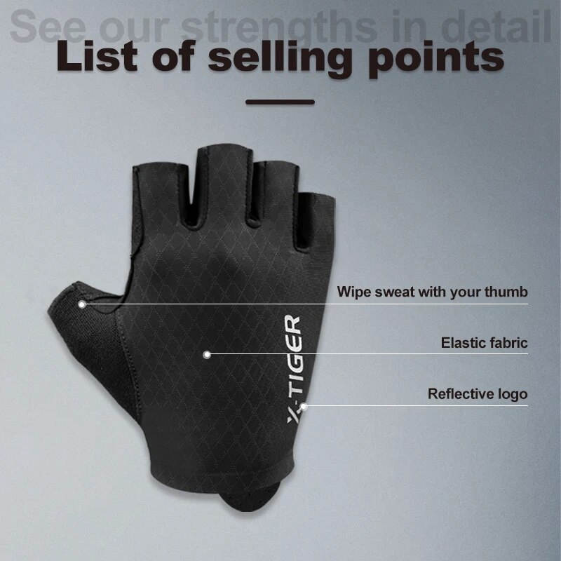 X-TIGER Cycling Gloves Half Fi - огляд і ціна X Sports Equipment