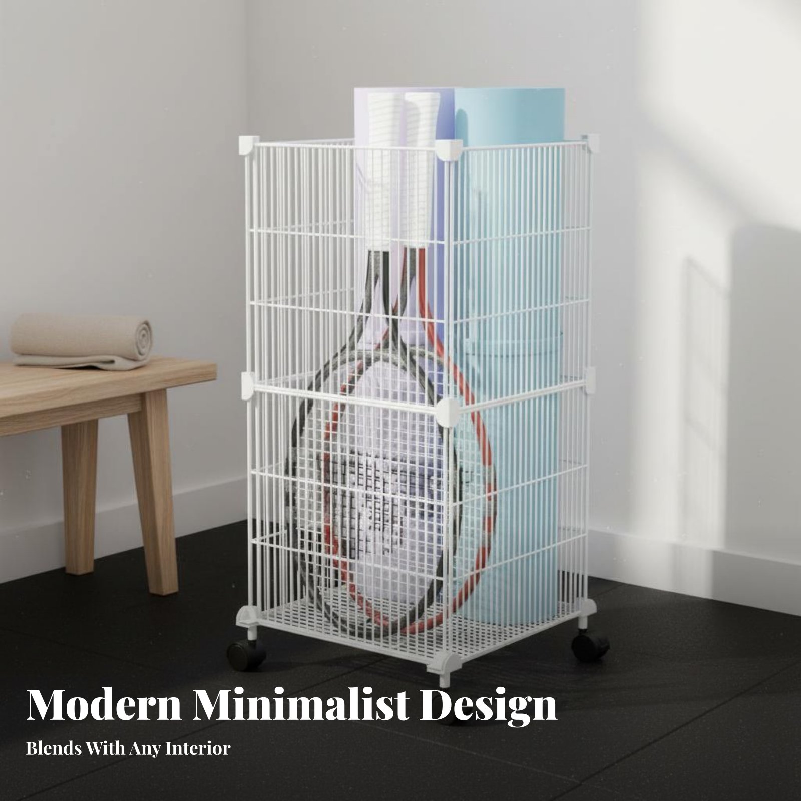 Sports Equipment Storage Cart  - огляд і ціна Sports Equipment Organizer Rack