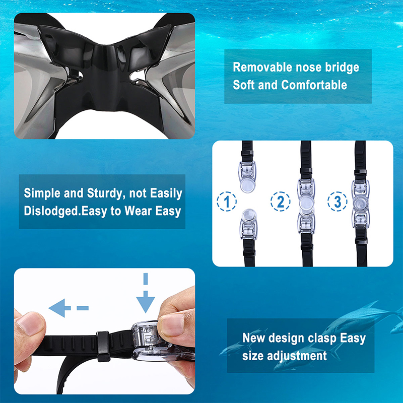 Swimming Glasses Adult Swimmin - огляд і ціна Swimming Goggles Anti Fog